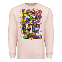 Pale Pink Mardi Gras love lips Premium Sweatshirt - HowdyJamesFarm