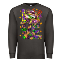 Smoke Mardi Gras love lips Premium Sweatshirt - HowdyJamesFarm