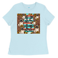 Baby Blue life is better with a pug Ladies Tee - JahusDesignShop