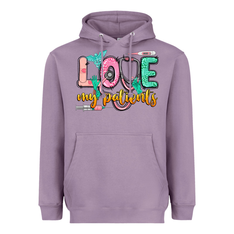 Love My Patients Heavyweight Hoodie by CowGirlArtShop | Teevron