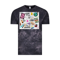 Cloud Black teacher always learning Vintage Tee - NancyCooperArtShop