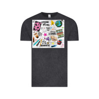 Vintage Black teacher always learning Vintage Tee - NancyCooperArtShop