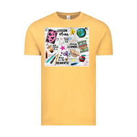Vintage Mustard teacher always learning Vintage Tee - NancyCooperArtShop