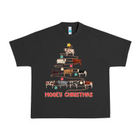 Pigment Black mooey christmas Urban Heavy Tee - MaliasSmallBusiness