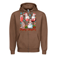 Chestnut merry christmas wine glasses Zipper Hoodie - texasbilliewilder