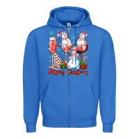 True Royal merry christmas wine glasses Zipper Hoodie - texasbilliewilder