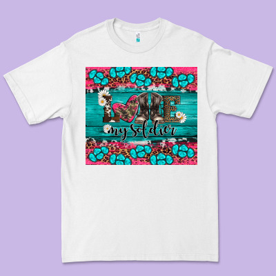 Armed Forces Day Love My Soldier Premium Tee Designed By Artiststas