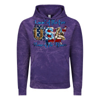 Cloud Purple land of the free home of the brave american flag background Vintage Hoodie - Jasminsmagicworld