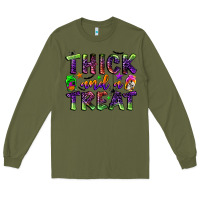 Army Green thick and a treat Long Sleeve Tee - BundleAndBundleShop