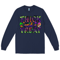 Navy thick and a treat Long Sleeve Tee - BundleAndBundleShop