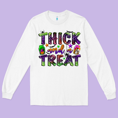 Thick And A Treat Long Sleeve Tee Designed By Bundleandbundleshop