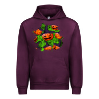 Mauve Wine halloween pumpkin patch Urban Hoodie - BundleAndBundleShop