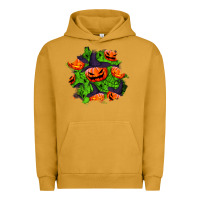 Pigment Peanut Butter halloween pumpkin patch Urban Hoodie - BundleAndBundleShop