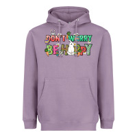 Lavender Don't worry be hoppy Easter Day Heavyweight Hoodie - HowdyJamesFarm