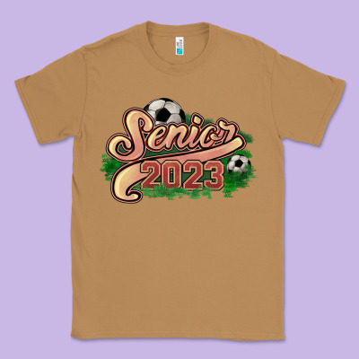 Senior 2023 Soccer Classic Tee Designed By Nancycooperartshop
