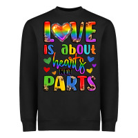 Black love is about hearts not parts Heavyweight Sweatshirt - LillyAllenDesigns