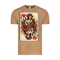 Vintage Camel queen of hearts cowgirl Vintage Tee - NancyCooperArtShop