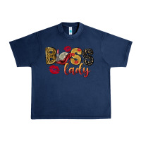 Navy boss lady with money Urban Heavy Tee - NancyCooperArtShop