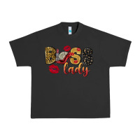 Pigment Black boss lady with money Urban Heavy Tee - NancyCooperArtShop