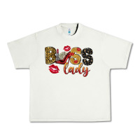 Pistachio boss lady with money Urban Heavy Tee - NancyCooperArtShop