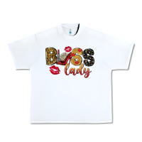 White boss lady with money Urban Heavy Tee - NancyCooperArtShop