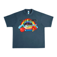 Midnight Navy back to school hello fourth grade 3200x2400 Urban Heavy Tee - AdoDesignShop