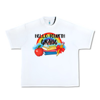 White back to school hello fourth grade 3200x2400 Urban Heavy Tee - AdoDesignShop
