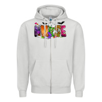Dove Grey Nurse Halloween Zipper Hoodie - NancyCooperArtShop