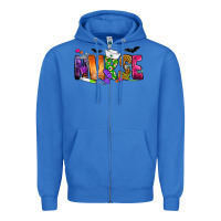 True Royal Nurse Halloween Zipper Hoodie - NancyCooperArtShop