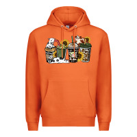 Carrot cowhide coffee cup Premium Hoodie - HowdyJamesFarm