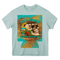Arona dead tired fueled by coffee 12 oz can cooler (regular) Heavy Core Tee - Artiststas