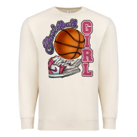 Sandshell Basketball girl Premium Sweatshirt - HowdyJamesFarm
