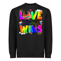 Black love always wins Heavyweight Sweatshirt - LillyAllenDesigns