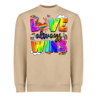 Love Always Wins Heavyweight Sweatshirt | Teevron