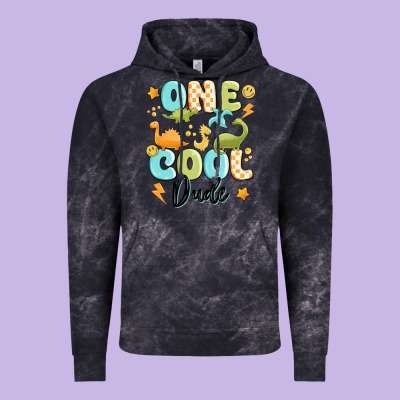 One Cool Dude Vintage Hoodie Designed By Maliassmallbusiness