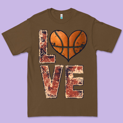 Basketball Love Premium Tee Designed By Jahusdesignshop