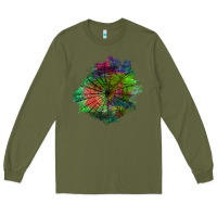 Army Green halloween spider web for patches Long Sleeve Tee - BundleAndBundleShop