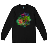 Black halloween spider web for patches Long Sleeve Tee - BundleAndBundleShop