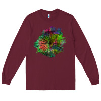 Burgundy halloween spider web for patches Long Sleeve Tee - BundleAndBundleShop
