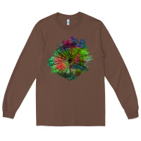 Chestnut halloween spider web for patches Long Sleeve Tee - BundleAndBundleShop
