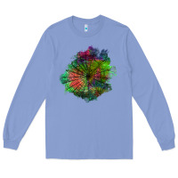 Colony Blue halloween spider web for patches Long Sleeve Tee - BundleAndBundleShop