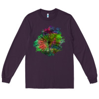 Plum halloween spider web for patches Long Sleeve Tee - BundleAndBundleShop