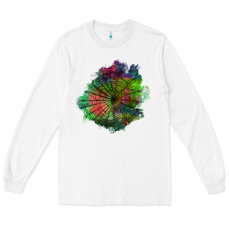 Halloween Spider Web For Patches Long Sleeve Tee by BundleAndBundleShop | Teevron