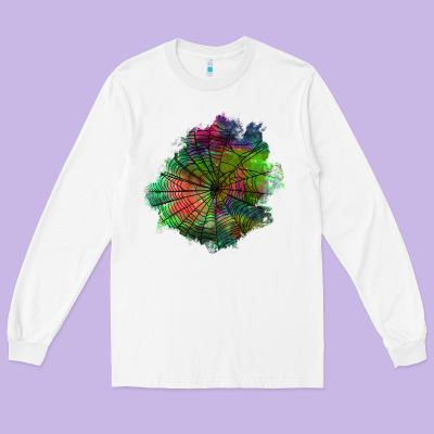 Halloween Spider Web For Patches Long Sleeve Tee Designed By Bundleandbundleshop