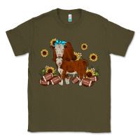 Army Green football hereford sunflower Classic Tee - JahusDesignShop
