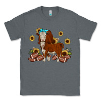 Charcoal Heather football hereford sunflower Classic Tee - JahusDesignShop