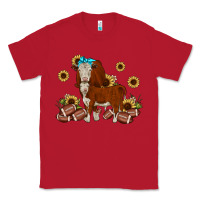 Red football hereford sunflower Classic Tee - JahusDesignShop