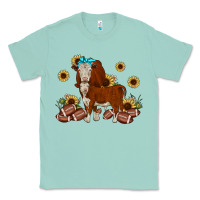 Seafoam football hereford sunflower Classic Tee - JahusDesignShop