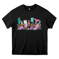 Black doctor Heavy Core Tee - AdoDesignShop