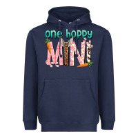 Navy One hoppy Mini Easter Day Heavyweight Hoodie - HowdyJamesFarm